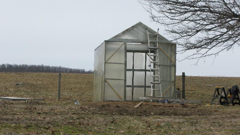 Vernon Valley Farm - Completed Greenhouse